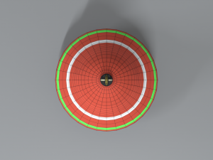 cartoon christmas bell free 3D-Modell