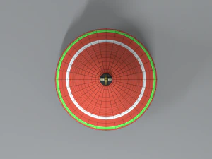 cartoon christmas bell free 3D Model