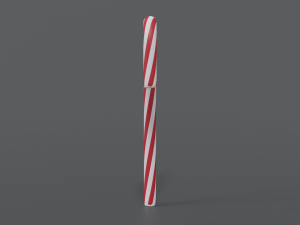cartoon christmas candy cane 3D 모델