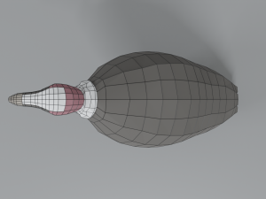 low poly cartoon vulture Modelo 3D