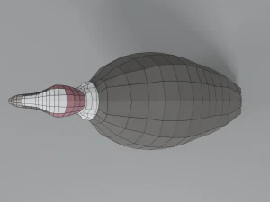 low poly cartoon vulture 3D Model