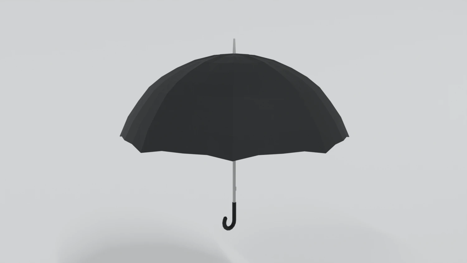 low poly cartoon umbrella 3D Model .c4d .max .obj .3ds .fbx .stl .blend 