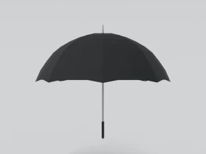 low poly cartoon umbrella 3D Model