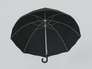 low poly cartoon umbrella 3D Model