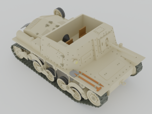 cartoon semovente l40 da 47-32 tank Modelo 3D