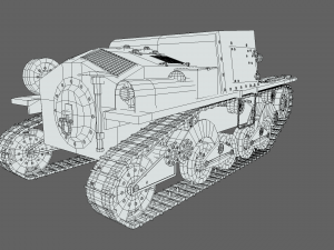 cartoon semovente l40 da 47-32 tank Modelo 3D