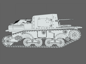 cartoon semovente l40 da 47-32 tank Modelo 3D