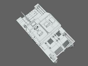 cartoon semovente l40 da 47-32 tank Modelo 3D