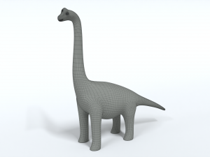 cartoon brachiosaurus dinosaur 3D 모델