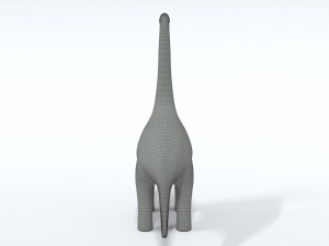 cartoon brachiosaurus dinosaur 3D 모델