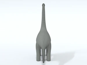 cartoon brachiosaurus dinosaur 3D Model