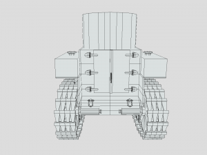 cartoon t1e1 cunningham light tank Modelo 3D