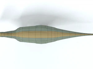 low poly cartoon iguanodon dinosaur 3D Model