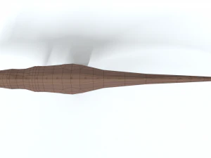 low poly cartoon acrocanthosaurus dinosaur 3D Model