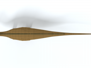 low poly cartoon tenontosaurus dinosaur Modelo 3D