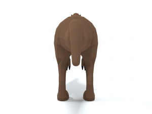 low poly cartoon allosaurus dinosaur Modelo 3D