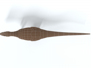 low poly cartoon allosaurus dinosaur Modelo 3D