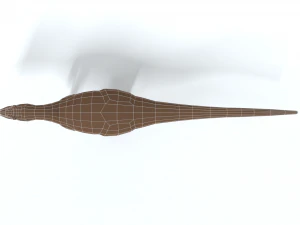 low poly cartoon allosaurus dinosaur 3D Model