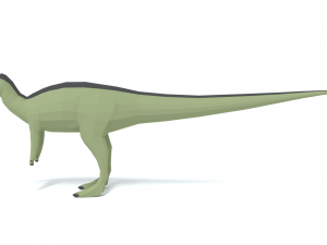 low poly cartoon dysalotosaurus dinosaur 3Dモデル