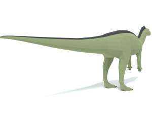 low poly cartoon dysalotosaurus dinosaur 3Dモデル