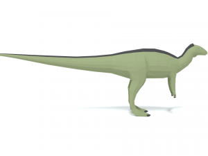 low poly cartoon dysalotosaurus dinosaur 3Dモデル