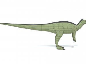 low poly cartoon dysalotosaurus dinosaur 3Dモデル