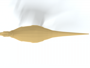 low poly cartoon gallimimus dinosaur Modelo 3D