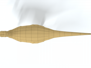 low poly cartoon gallimimus dinosaur Modelo 3D