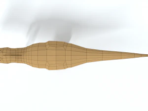 low poly cartoon abelisaurus dinosaur 3D Model