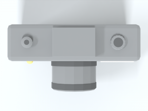 low poly cartoon photo camera 3D Model