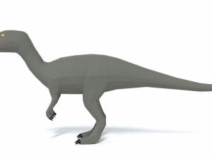 low poly cartoon baryonyx dinosaur 3Dモデル