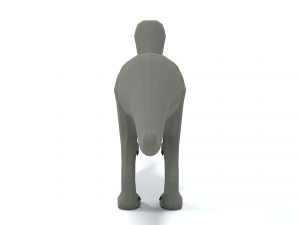 low poly cartoon baryonyx dinosaur 3Dモデル