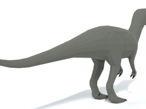low poly cartoon baryonyx dinosaur 3Dモデル
