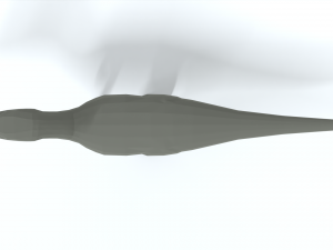 low poly cartoon baryonyx dinosaur 3Dモデル