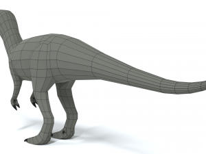 low poly cartoon baryonyx dinosaur 3Dモデル