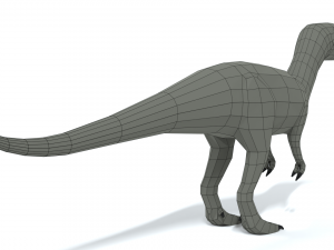 low poly cartoon baryonyx dinosaur 3Dモデル