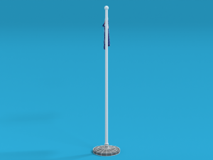 low poly seamless animated australia flag Modelo 3D