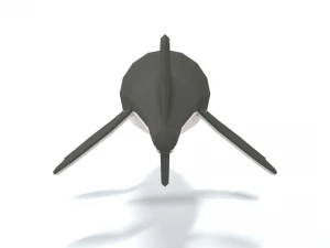 low poly cartoon tylosaurus 3D Model