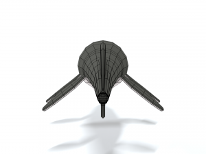 low poly cartoon tylosaurus Model 3D