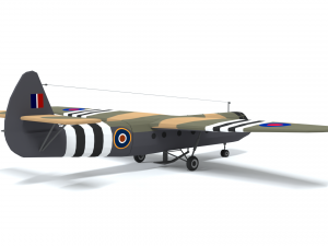 airspeed as 51 horsa wwii airplane Model 3D