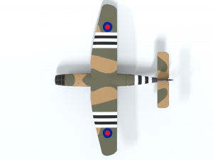 airspeed as 51 horsa wwii airplane Model 3D