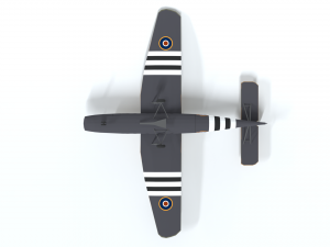 airspeed as 51 horsa wwii airplane Model 3D