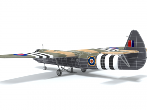 airspeed as 51 horsa wwii airplane Model 3D