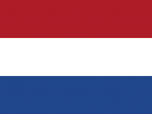 low poly seamless animated netherlands flag 3D Модель