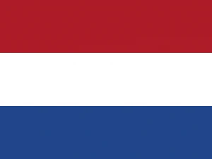 low poly seamless animated netherlands flag 3D Model