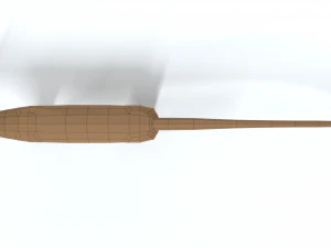 low poly cartoon fossa 3D Model