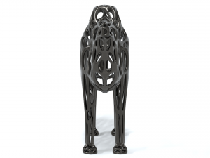 bactrian camel voronoi statue 3D-Modell