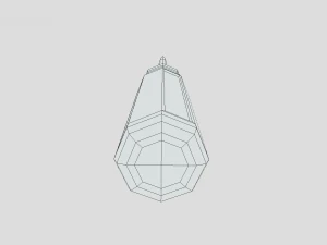 low poly cartoon screwdriver 3D Model