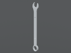 low poly cartoon wrench 3D मॉडल