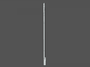 low poly cartoon wrench 3D मॉडल